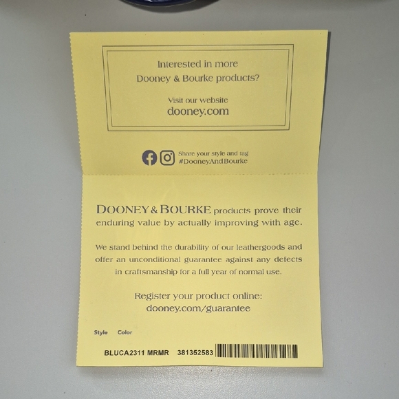 Dooney & Bourke Blue Leather Satchel - Picture 13 of 16